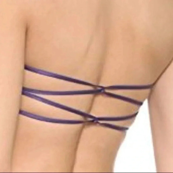 Free People Blue Violet Lace Bandeau XS - Picture 2 of 6